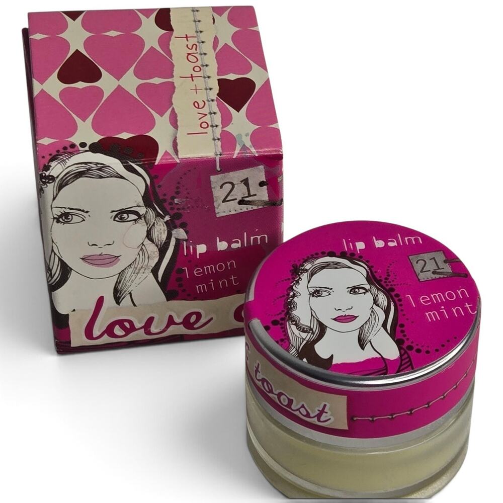 Love & Toast Lip Balm Lemon Mint Margot Elena Natural New DISCONTINUED Y2K